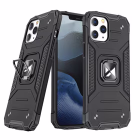 Wozinsky Ring Armor dėklas telefonui IPHONE 14 PRO MAX juodas
