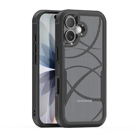 Dėklas Dux Ducis Shld Apple iPhone 17 juodas (Rhythm Pattern)