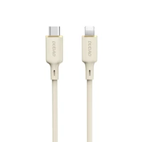 Dudao L7SCL USB-C - Lightning kabelis 30W 2m - smėlio spalvos