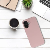 Tel Protect silikoninis dėklas telefonui Iphone 16 pudrinis