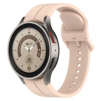 Silikoninis dirželis SAMSUNG Watch 4 / 5 rožinis (10)