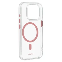 Dėklas telefonui (m) Liavec Glossy Magsafe Clear Case Iphone 13/14 - rožinis