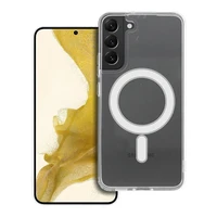 CLEAR MAG COVER magnetinis dėklas telefonui, suderinamas su MagSafe, skirtas SAMSUNG S22 Plus, skaidrus