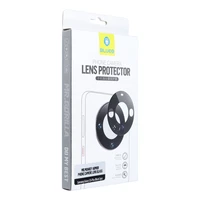 5D Mr. Monkey Armor kameros stiklas (karštas lenkimas) - Samsung Galaxy S24 / S25 juodas