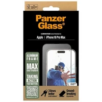 PanzerGlass apsauginis stiklas aliuminio rėmas iPhone 16 Pro Max 6.9" itin platus 2852