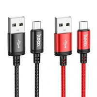 Kabelis USB A į Micro USB Hoco 2,4A 1 m X89 juodas