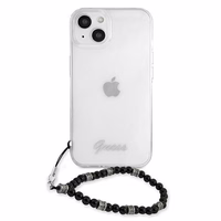 Guess GUHCP13MKPSBK iPhone 13 6.1" Permatomas kietas dėklas Juodas Perlas