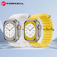 FORCELL F-DESIGN FA12 laikrodžio juosta Apple Watch 38 / 40 / 41 mm - geltona