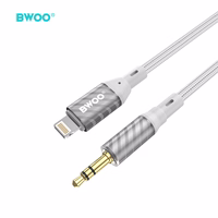 BWOO AUX Laidas Lightning to 3.5mm Jack audio AUX073