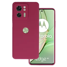 Dėklas silikoninis Lite Motorola Edge 40 5G (m) - raudonas (m)