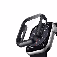 Crong Hybrid Watch dėklas - dėklas with Glass Apple Watch 45mm (juodas)