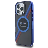 BMW Motosport IML Circle Magnetinis dėklas telefonui iPhone 16 Pro Max - juodas