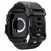 Spigen Rugged Armor dėklas Apple Watch 10 46mm laikrodžiui - juodas