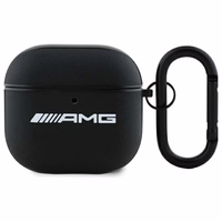 AMG odinis baltas logotipas dėklas AirPods 4 - juodas / baltas