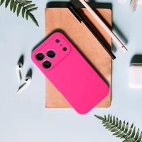 Silikoninis Lite dėklas telefonui Iphone 17 Pro Max fuksijų