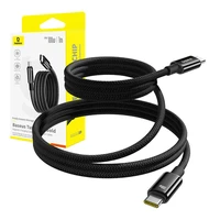 "Baseus Tungsten Gold" auksinis įkrovimo kabelis USB-C į USB-C 100W 1 m (juodas)