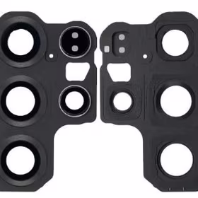 Samsung S938 S25 Ultra kameros stikliukas su rėmeliu Black ORG