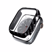 Crong Hybrid Watch dėklas - dėklas with glass Apple Watch 45mm (Carbon)