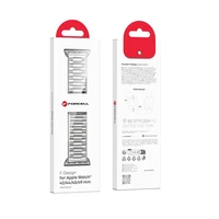 FORCELL F-DESIGN FA10 nerūdijančio plieno laikrodžio juosta Apple Watch 38 / 40 / 41 mm - sidabrinė