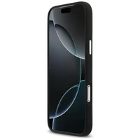 Mercedes silikoninis Vintage Logo MagSafe dėklas iPhone 17 Pro Max – juodas