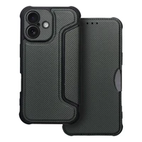 RAZOR knygos tipo dėklas telefonui IPHONE 16 Plus tamsiai žalias