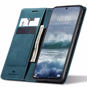 Spacecase Dėklas Wallet Poco X6 / RM Note 13 Pro 5G mėlynas