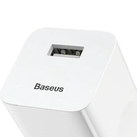Baseus greito įkrovimo USB 3.0 įkroviklis (baltas)