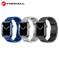 FORCELL F-DESIGN FA10 nerūdijančio plieno dirželis APPLE Watch 42 / 44 / 45 / 49 mm mėlynas