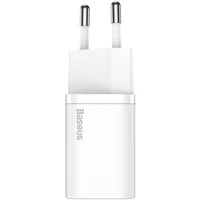 Įkroviklis Baseus Super Si 25W USB-C + USB-C to USB-C cable 1.0m baltas TZCCSUP-L02