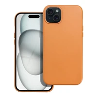 odinis magnetinis dėklas telefonui iPhone 15 Plus oranžinis