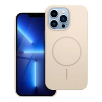 Blizgus magnetinis dėklas, suderinamas su MagSafe, IPHONE 13 PRO baltas