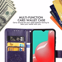 Dėklas Flower Book Samsung A546 A54 5G violetinis