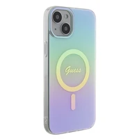 Guess GUHMP15MHITSQ iPhone 15 Plus 6.7" turkio/turkio kietas dėklas IML Iridescent MagSafe