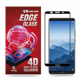 Crong Edge Glass 4D Full klijai - Tempered glass the entire Huawei Mate 10 screen