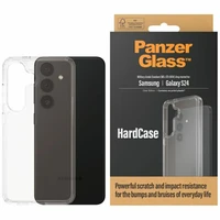 PanzerGlass kietasis dėklas militarinės klasės telefonui Samsung Galaxy S24 - skaidrus