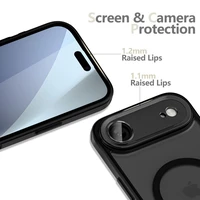 Tech-Protect MagCam MagSafe dėklas telefonui iPhone 17 Air - matinė juoda