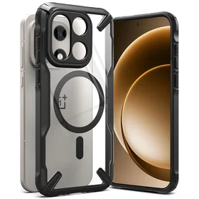 Ringke Fusion X Magnetic MagSafe Case for OnePlus 15 - Clear Black