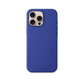 Dėklas Mag Silicone Case Apple iPhone 15 Pro tamsiai violetinis
