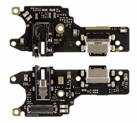 Lanksčioji jungtis Xiaomi Redmi Note 9 su įkrovimo kontakto su mikrofonu originali (service pack)