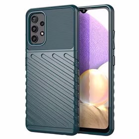 Thunder Case lankstus tvirtas tvirtas dėklas TPU dėklas telefonui Samsung Galaxy A72 4G žalias