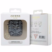 Guess GUA2PGCE4CK AirPods 1/2 dėklas – juodas GCube Charm
