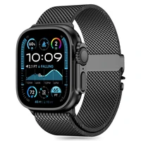 Tech-Protect Milano apyrankė Apple Watch 6 / 7 / 8 / 9 / 10 / SE / Ultra 1 / 2 (44 / 45 / 46 / 49 MM) - juoda