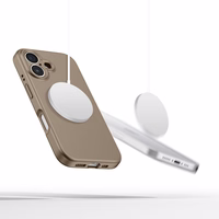 Tech-Protect Silikoninis MagSafe Dėklas for iPhone 16E / 17E - rudas