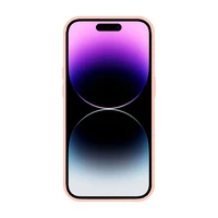 Tel Protect silikoninis Premium dėklas telefonui Iphone 15 Pro šviesiai rožinis