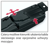 ACAR F5 įtampos filtras juodas 1.5m