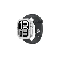 AmazingThing Titan Pro Metal Dėklas Apple Watch 11 46mm Aluminum - Sidabrinis