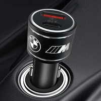 BMW įkroviklis BMCCMUSBCK PD-QC 3.0 20W greitas įkrovimas juodas/juodas M Edition