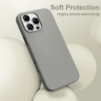 Tech-Protect Silikoninis Magnetinis iPhone 16 Pro Dėklas - Pilkas