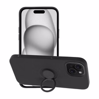 Telefono dėklas "Silicone Ring" Xiaomi Redmi Note 13 Pro 5G / Poco X6 5G juodas