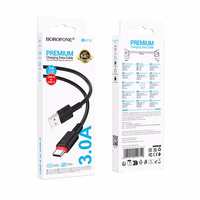 Borofone Kabelis BX110 Beneficio - USB į Type C - 2,4A 1 metras juodas